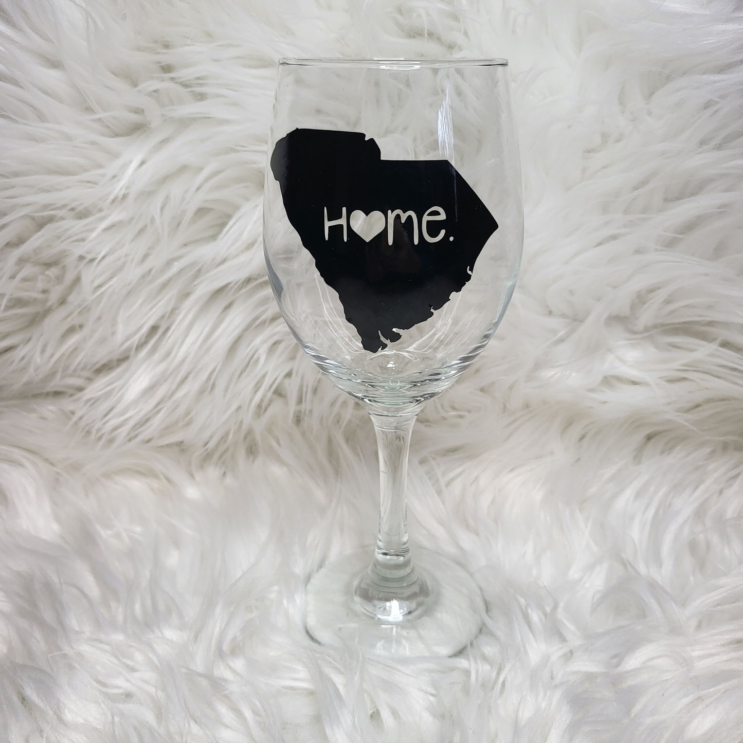 South Carolina Home Wine Glass