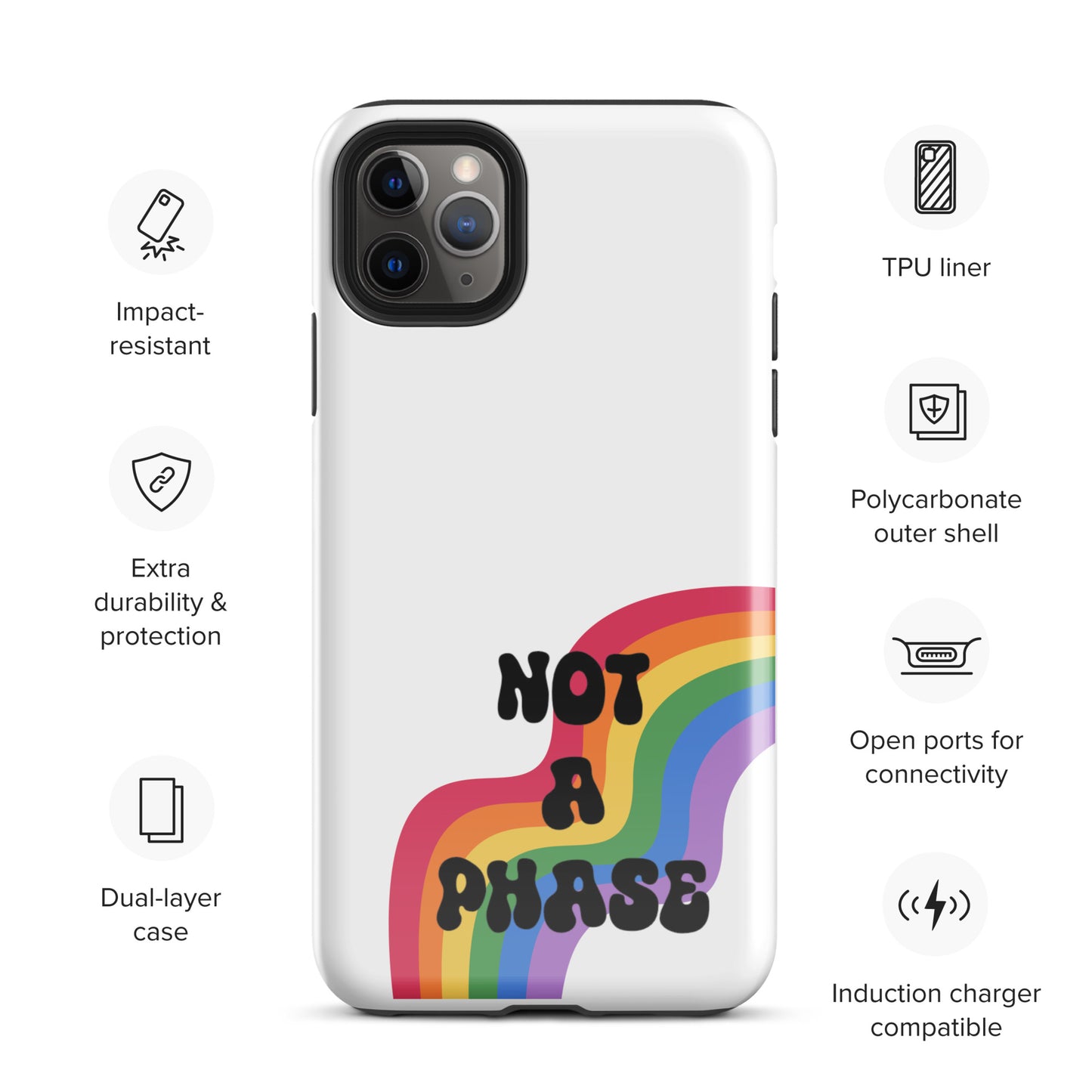 Not a Phase - Tough Case for iPhone®