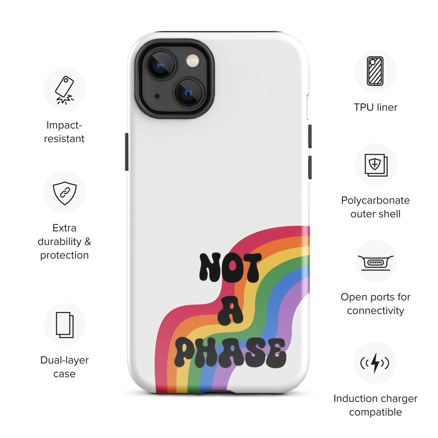 Not a Phase - Tough Case for iPhone®