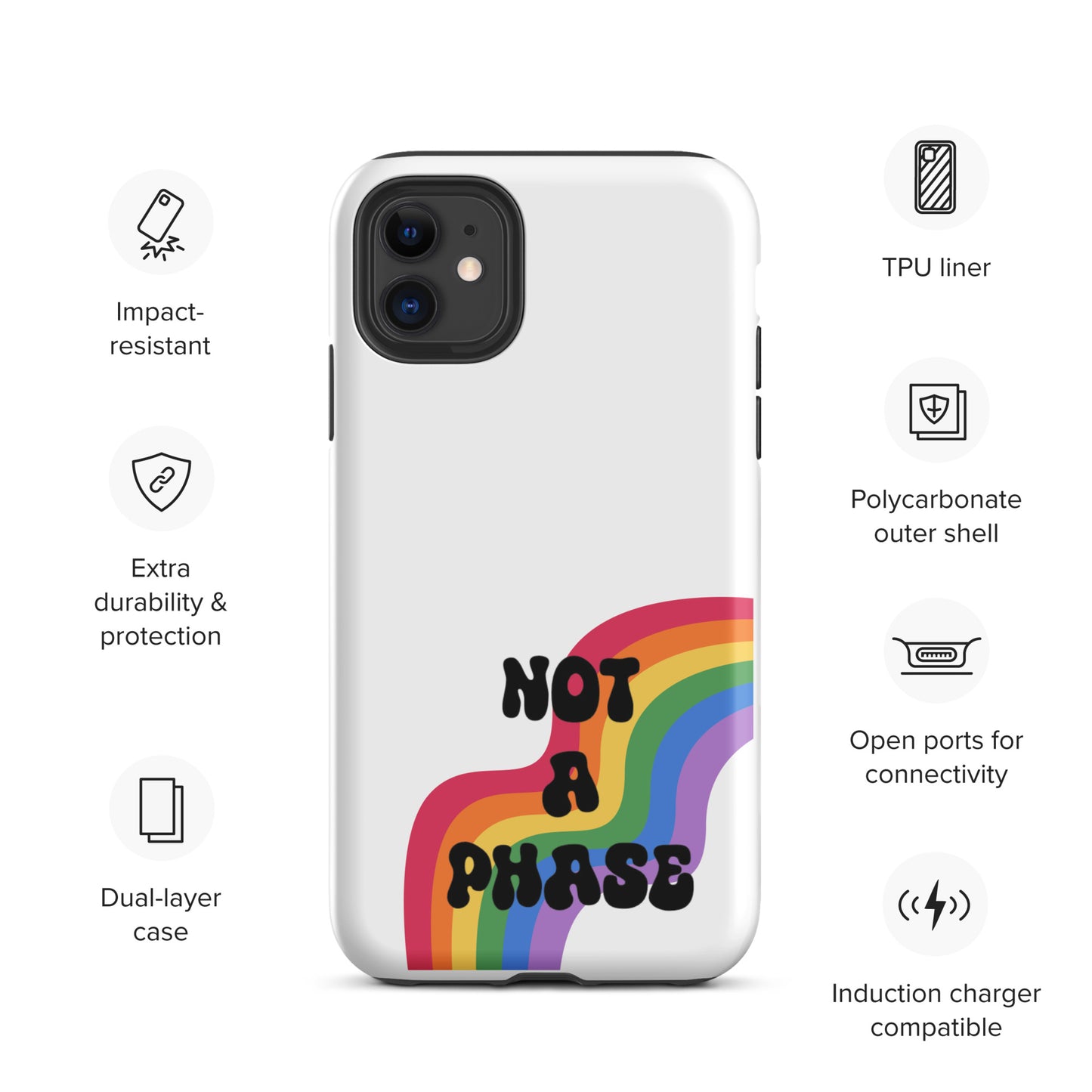 Not a Phase - Tough Case for iPhone®