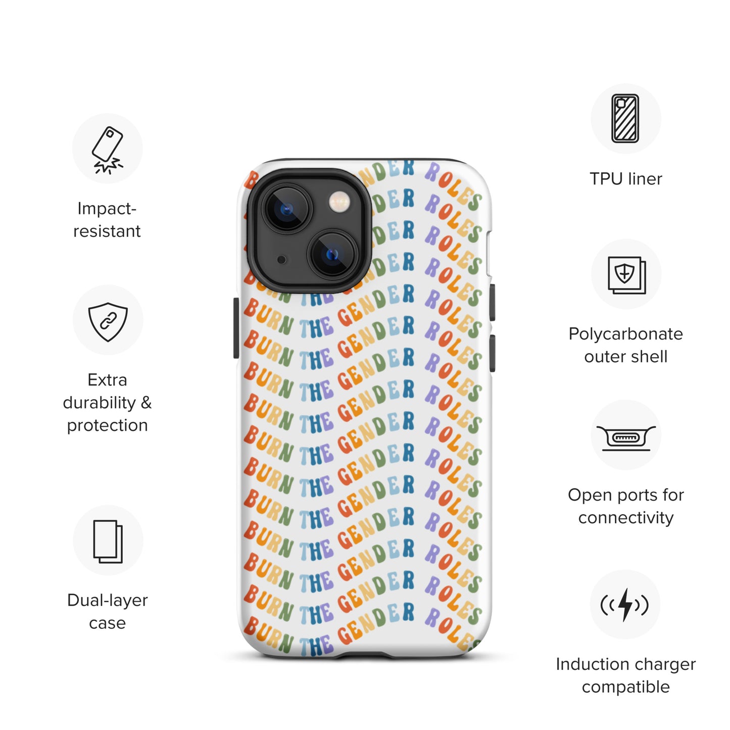 Burn the Gender Roles - Tough Case for iPhone®