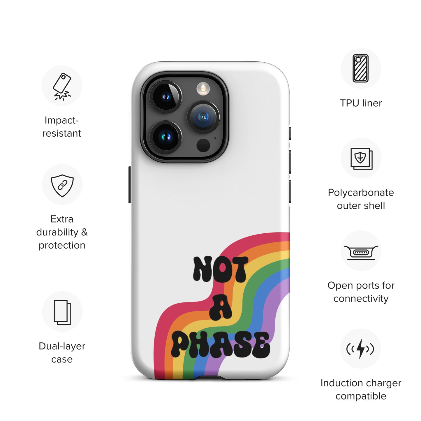 Not a Phase - Tough Case for iPhone®