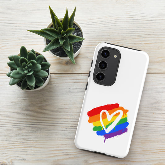 Rainbow Heart - Tough case for Samsung®