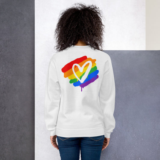 Rainbow Heart - Unisex Sweatshirt