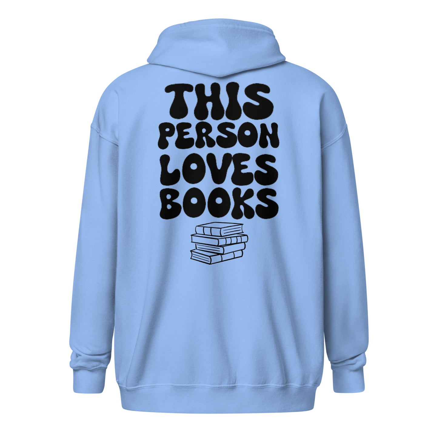 This Person Loves Books - Unisex heavy blend zip hoodie