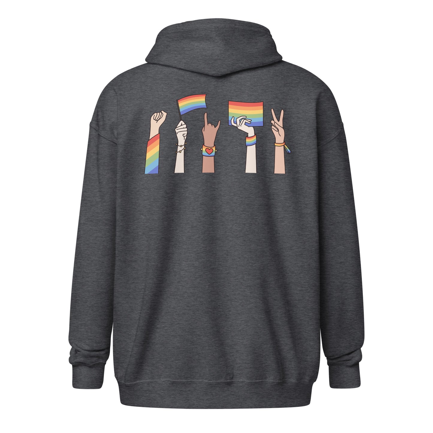 Pride - heavy blend zip hoodie