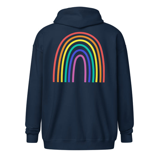 Rainbow - Unisex heavy blend zip hoodie