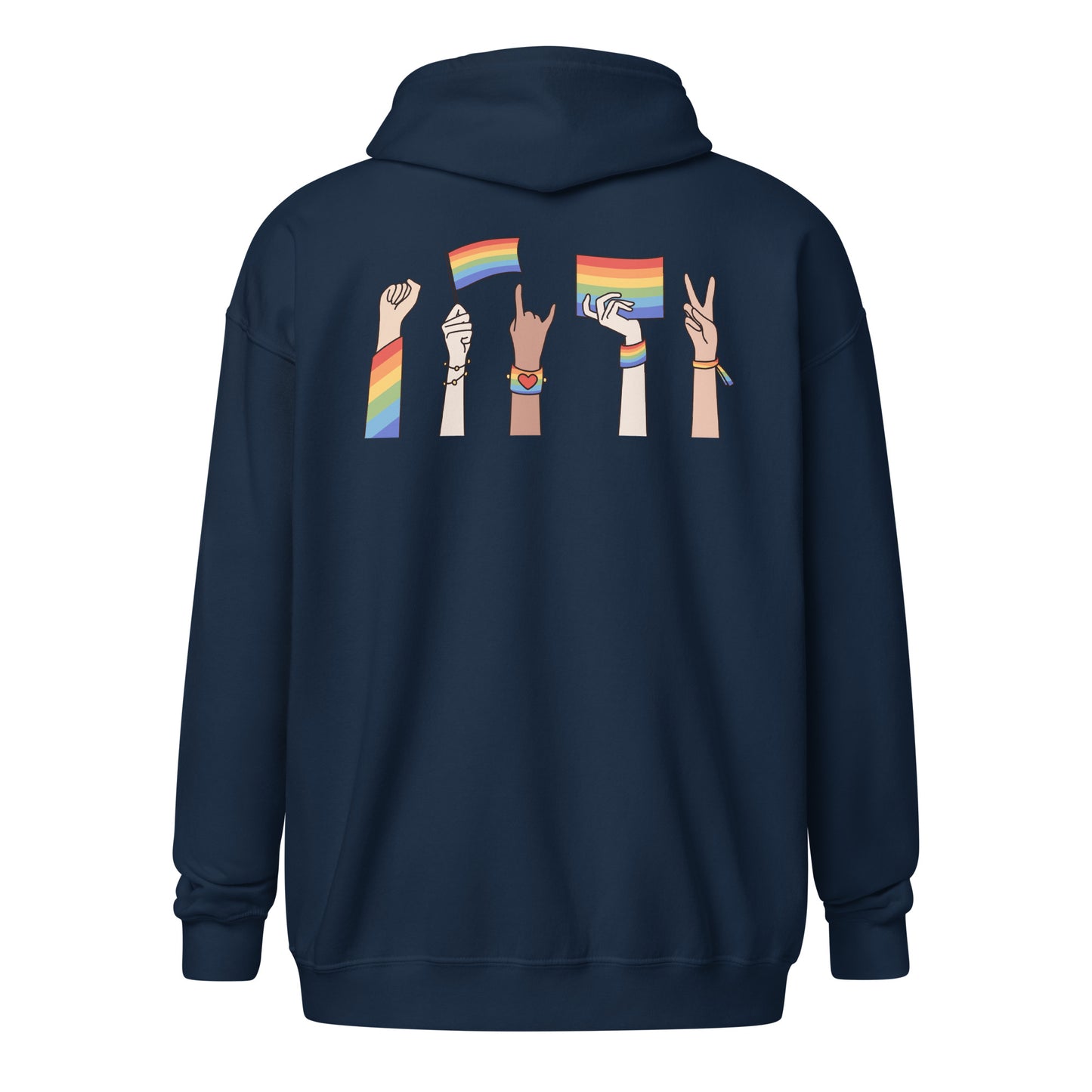 Pride - heavy blend zip hoodie