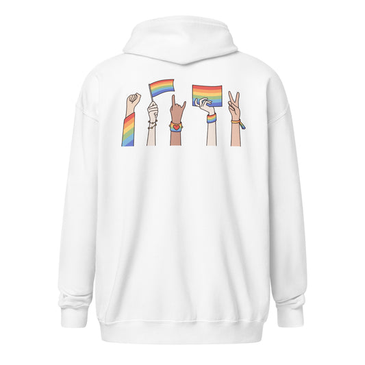 Pride - heavy blend zip hoodie