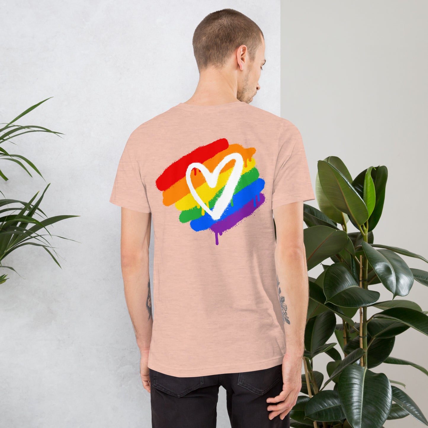 Rainbow Heart - Unisex t-shirt