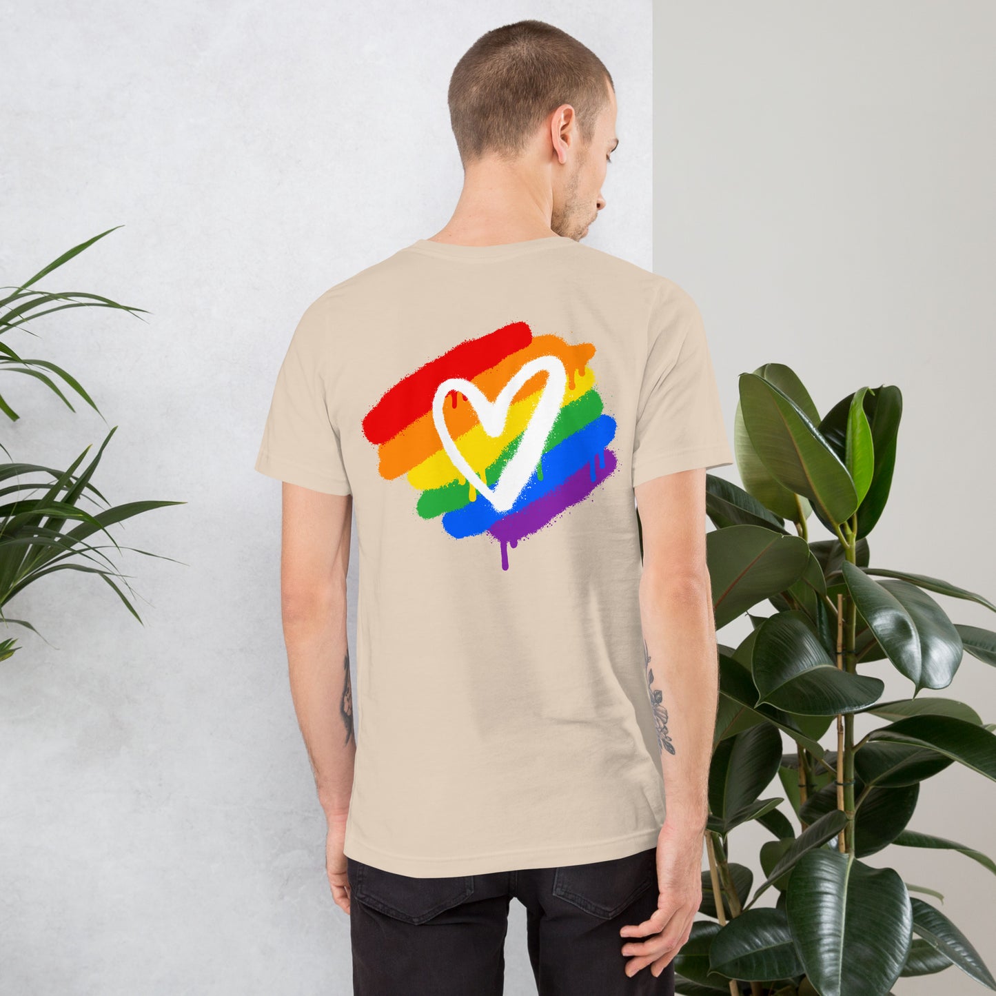 Rainbow Heart - Unisex t-shirt